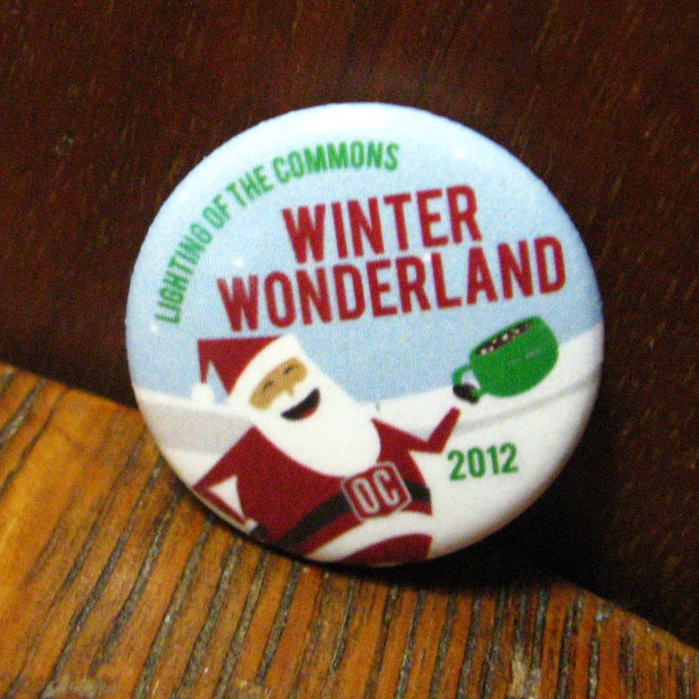 Winter Wonderland 2012 Lighting Of The Commons Lapel Pin